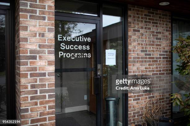 The exterior of the NXIVM Executive Success Programs office at 455 New Karner Road on April 26, 2018 in Albany, New York. Keith Raniere, founder of...