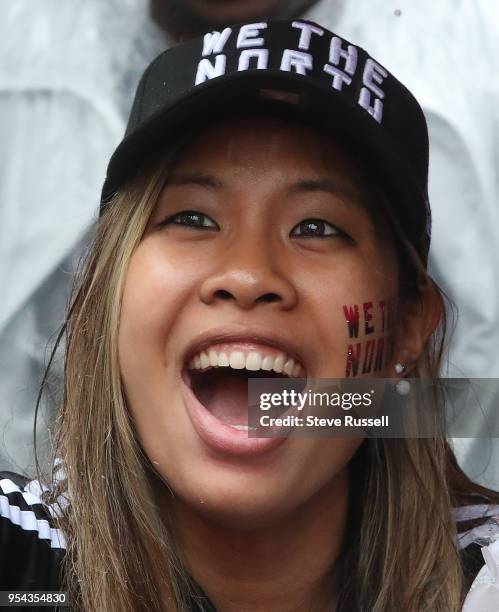 Toronto Raptors fans gather in Jurassic Park outside the Air Canada Centre as the Toronto Raptors play the Cleveland Cavaliers in the second round of...