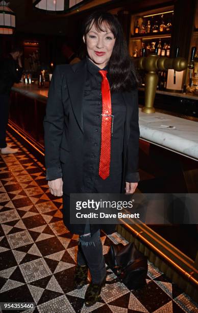 Cast member Frances Barber attends the press night after party for "An Ideal Husband" at the Smith & Wollensky on May 3, 2018 in London, England.