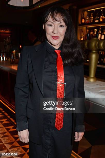 Cast member Frances Barber attends the press night after party for "An Ideal Husband" at the Smith & Wollensky on May 3, 2018 in London, England.