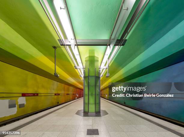 subway station candidplatz, munich - christian beirle fotografías e imágenes de stock