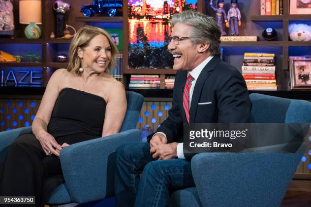 Pictured : Katie Couric and Geraldo Rivera --