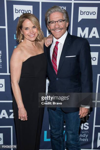 Pictured : Katie Couric and Geraldo Rivera --