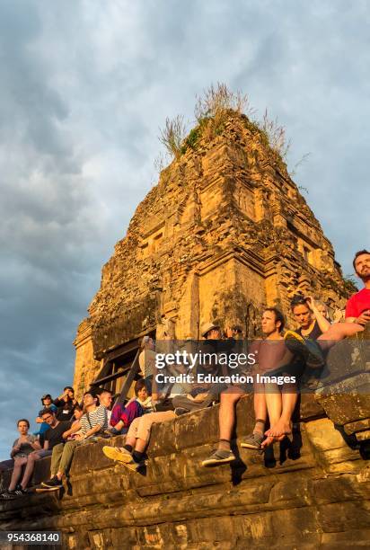 Sunset at Prae Roup, Angkor