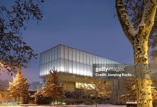 The Barnes Foundation Art Museum facade, Philadelphia, Pennsylvania, USA