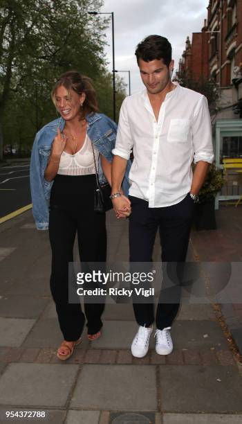 Frankie Gaff seen attending Tell Your Friends restaurant - launch party on May 3, 2018 in London, England.
