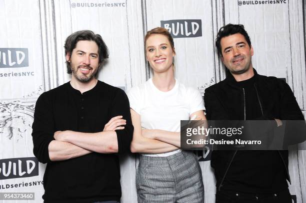 Director Jason Reitman, actors Mackenzie Davis and Ron Livingston visit Build Series to discuss 'Tully' at Build Studio on May 3, 2018 in New York...