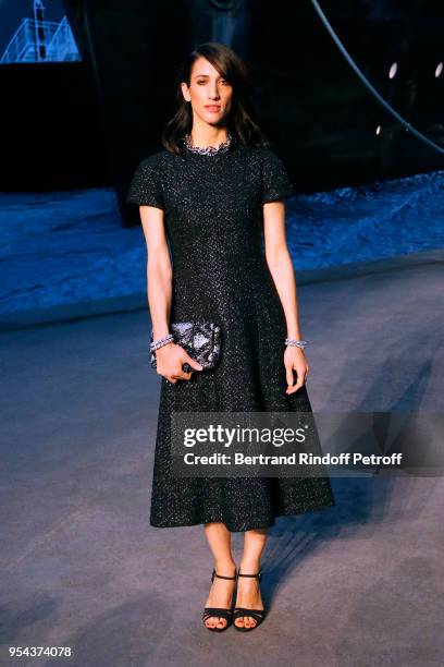 Director Deniz Gamze Erguven attends the Chanel Cruise 2018/2019 Collection : Photocall, at Le Grand Palais on May 3, 2018 in Paris, France.