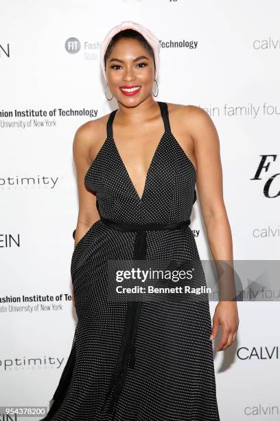 Alicia Quarles attends the 2018 Future Of Fashion Runway Show at the Fashion Institute Of Technology on May 3, 2018 in New York City.