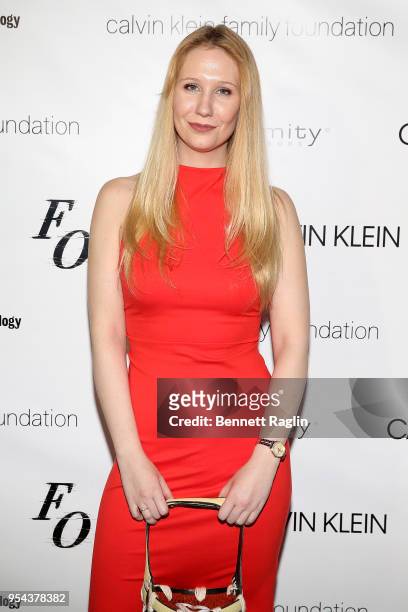 Critic Award winner Charlotte Sasko attends the 2018 Future Of Fashion Runway Show at the Fashion Institute Of Technology on May 3, 2018 in New York...