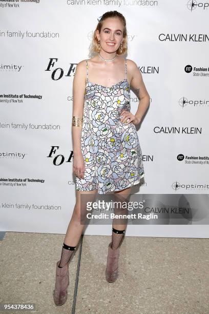 Critic Award winner Kaitlin Barton attends the 2018 Future Of Fashion Runway Show at the Fashion Institute Of Technology on May 3, 2018 in New York...