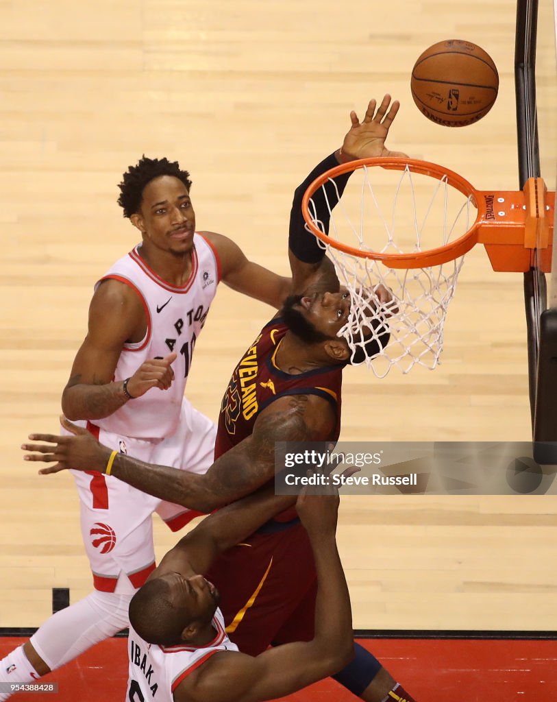 Toronto Raptors lose game two 128-110 to the Cleveland Cavaliers in the second round of the NBA playoffs