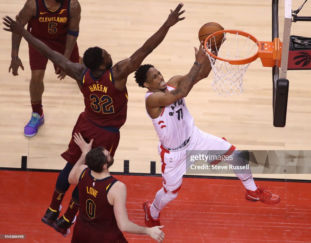 Toronto Raptors lose game two 128-110 to the Cleveland Cavaliers in the second round of the NBA playoffs