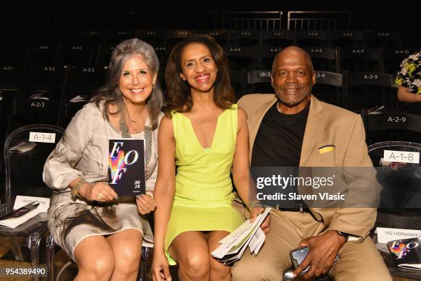 Jewelry designer Joan B. Hornig Beverly Mack attend the 2018 Future Of Fashion Runway Show at the Fashion Institute Of Technology on May 3, 2018 in...