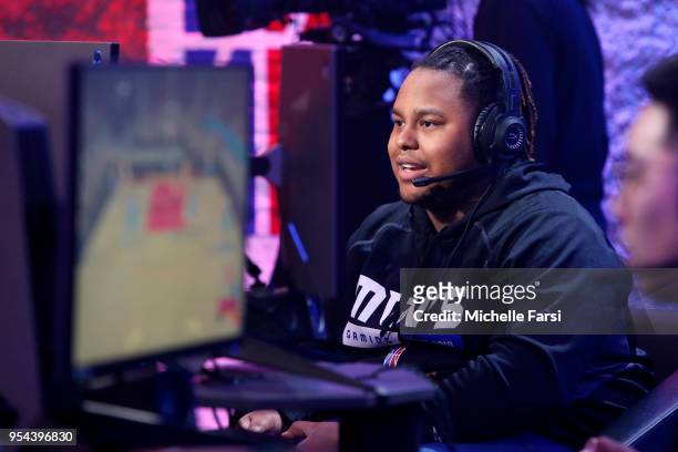 Dimez of Mavs Gaming against Heat Check Gaming during the NBA 2K League Tip Off Tournament on May 3, 2018 at Brooklyn Studios in Long Island City,...