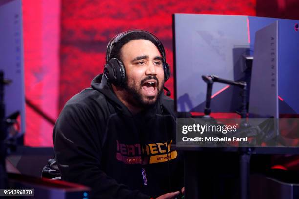 24k Dropoff of Heat Check Gaming against Mavs Gaming during the NBA 2K League Tip Off Tournament on May 3, 2018 at Brooklyn Studios in Long Island...