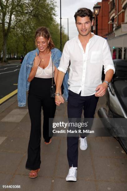 Frankie Gaff attending the opening of Tell Your Friends restaurant in Chelsea on May 3, 2018 in London, England.