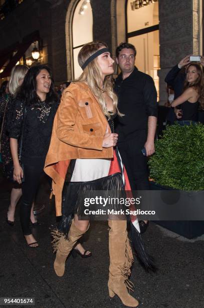 Actress Paris Jackson attends the Longchamp Opening at Longchamp Fifth Avenue on May 3, 2018 in New York City.