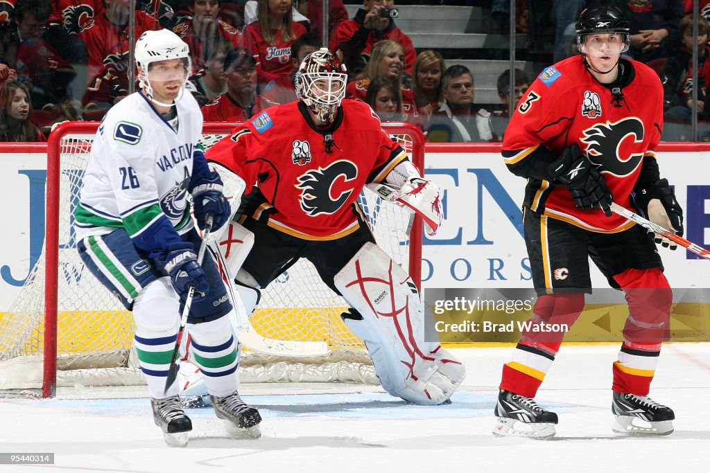 Vancouver Canucks v Calgary Flames