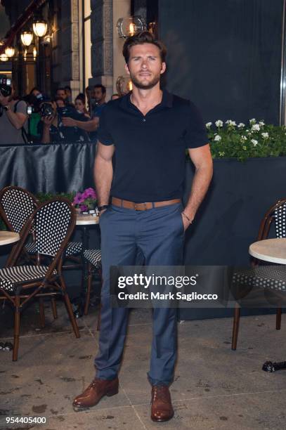 Actor Scott Eastwood attends the Longchamp Opening at Longchamp Fifth Avenue on May 3, 2018 in New York City.