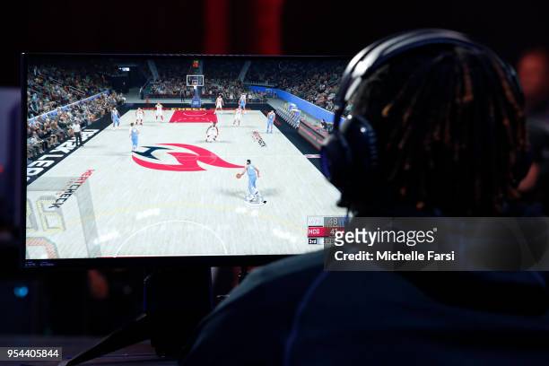 Heat Check Gaming against Mavs Gaming during the NBA 2K League Tip Off Tournament on May 3, 2018 at Brooklyn Studios in Long Island City, New York....