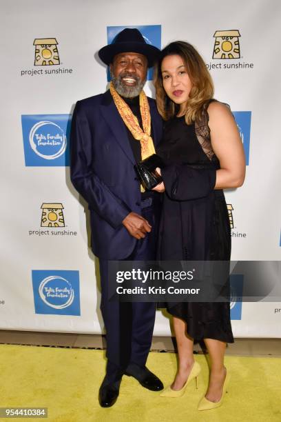 Actor Ben Vereen and guest attend the Project Sunshine's 15th Annual Benefit Celebration at Cipriani 42nd Street on May 3, 2018 in New York City.