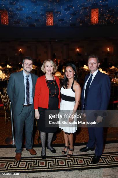 Rafael Hermosom, Sally Burnheim, Trang Morten and Howard Taylor during the International Center For Missing And Exploited Children 2018 Gala For...