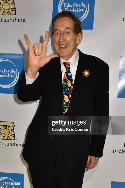 Actor Bob McGrath attends the Project Sunshine's 15th Annual Benefit Celebration at Cipriani 42nd Street on May 3, 2018 in New York City.
