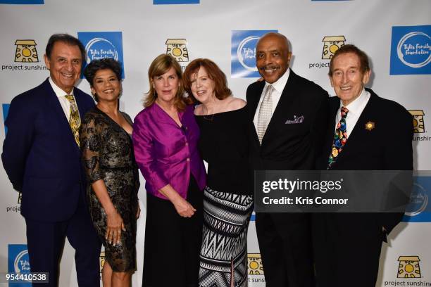 Actors Emilio Delgado, Sonia Manzano, Magee Hickey, Bob McGrath and Roscoe Orman attend the Project Sunshine's 15th Annual Benefit Celebration at...