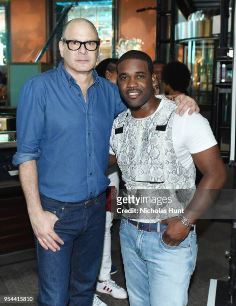 Tiffany & Co. Chief Creative Officer Reed Krakoff and A$AP Ferg attend the Tiffany & Co. Paper Flowers event and Believe In Dreams campaign launch on...