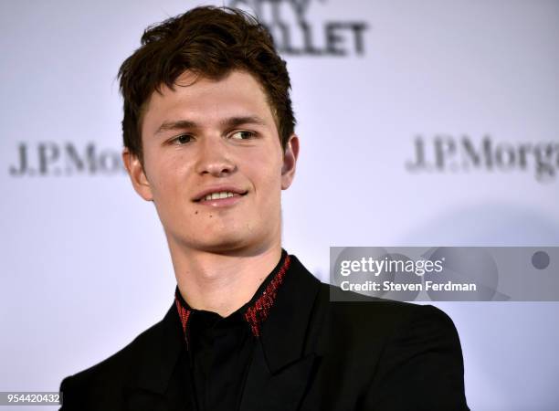 Ansel Elgort attends New York City Ballet 2018 Spring Gala at Lincoln Center on May 3, 2018 in New York City.