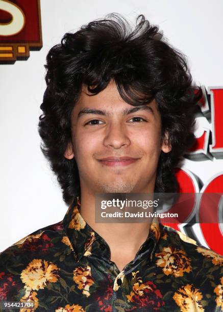 Actor Xolo Mariduena attends the Los Angeles premiere of "School of Rock" The Musical at the Pantages Theatre on May 3, 2018 in Hollywood, California.