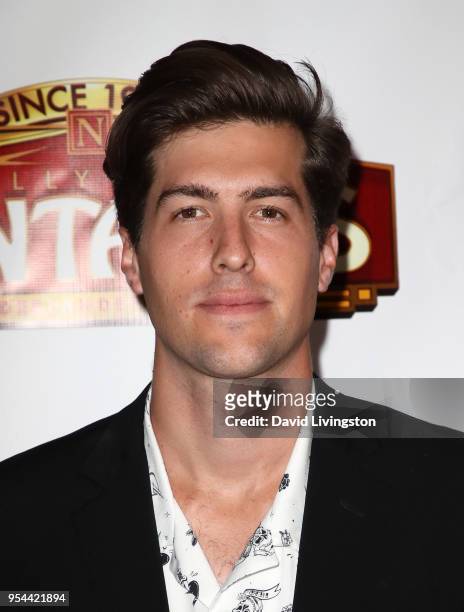 Actor Andrew Duplessie attends the Los Angeles premiere of "School of Rock" The Musical at the Pantages Theatre on May 3, 2018 in Hollywood,...