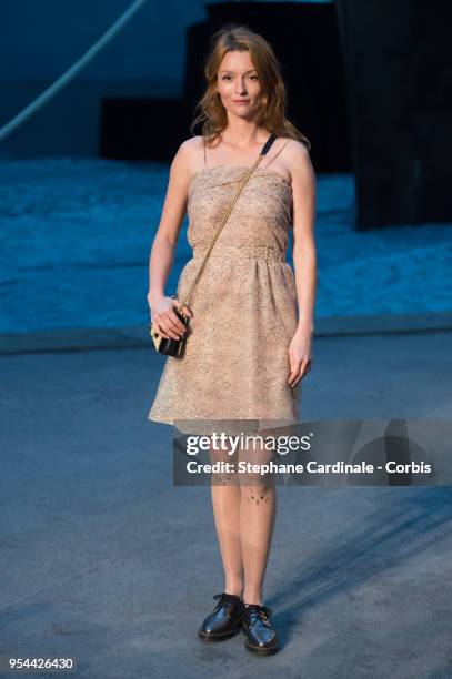 Audrey Marnay attends the Chanel Cruise 2018/2019 Collection at Le Grand Palais on May 3, 2018 in Paris, France.