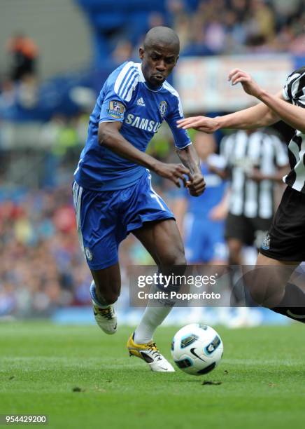 Ramires of Chelsea in action during the Barclays Premier League match between Chelsea and Newcastle United at Stamford Bridge on May 15, 2011 in...