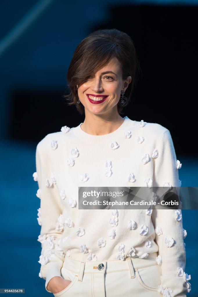 Anne Berest attends the Chanel Cruise 2018/2019 Collection at Le