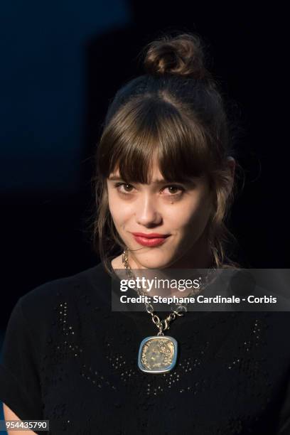 Mathilde Warnier attends the Chanel Cruise 2018/2019 Collection at Le Grand Palais on May 3, 2018 in Paris, France.