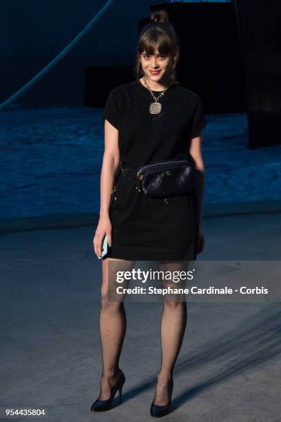 Mathilde Warnier attends the Chanel Cruise 2018/2019 Collection at Le Grand Palais on May 3, 2018 in Paris, France.