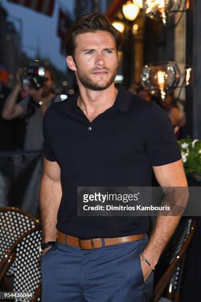 Scott Eastwood attends the opening of the Longchamp Fifth Avenue Flagship at Longchamp on May 3, 2018 in New York City.