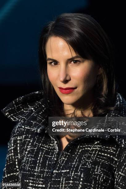 Caroline Sieber attends the Chanel Cruise 2018/2019 Collection at Le Grand Palais on May 3, 2018 in Paris, France.