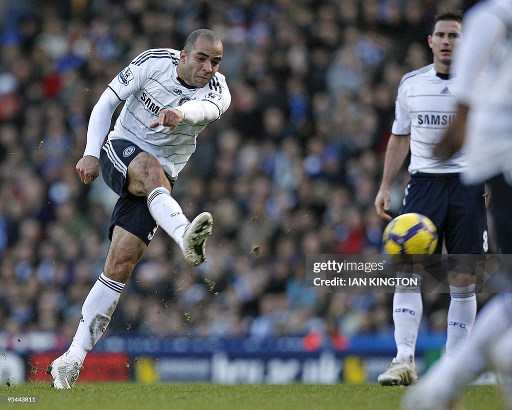 Chelsea's Brazilian defender Alex takes
