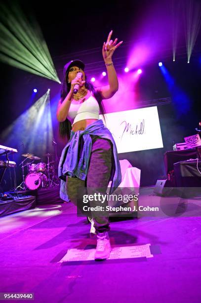 Michelle performs during the Derby Soundstage at Broadbent Arena on May 3, 2018 in Louisville, Kentucky.