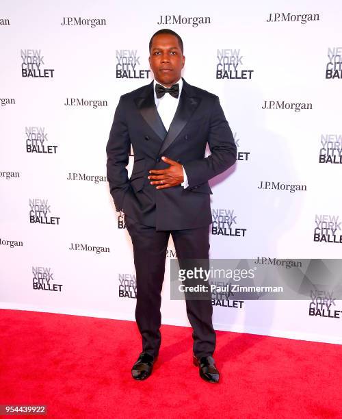 Leslie Odom, Jr. Attends the 2018 New York City Ballet Spring Gala at David H. Koch Theater, Lincoln Center on May 3, 2018 in New York City.