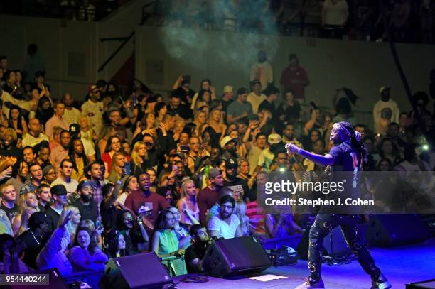 Chainz performs during the Derby Soundstage at Broadbent Arena on May 3, 2018 in Louisville, Kentucky.