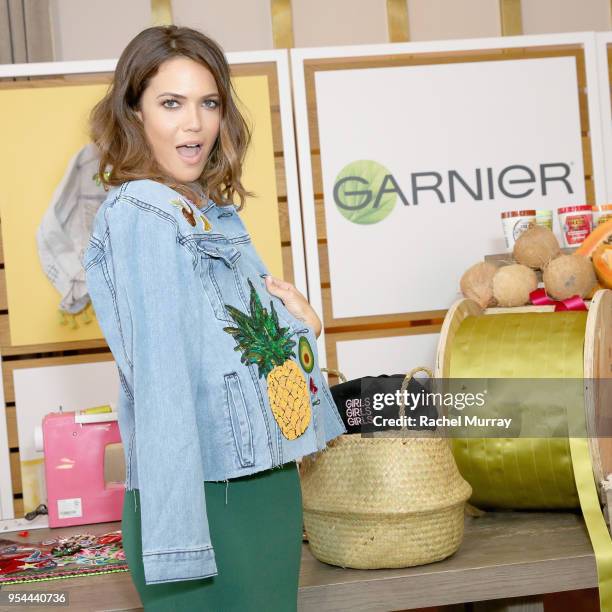 Mandy Moore attends a 'Girls' Night In' hosted by Mandy Moore and Garnier at Hills Penthouse on May 3, 2018 in West Hollywood, California.