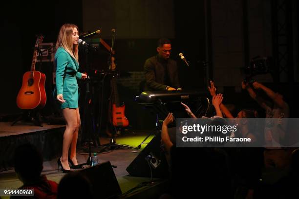 Ally Brooke performs onstage at the 4th Annual Bentonville Film Festival on May 3, 2018 in Bentonville, Arkansas.