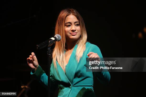 Ally Brooke performs onstage at the 4th Annual Bentonville Film Festival on May 3, 2018 in Bentonville, Arkansas.