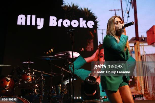 Ally Brooke performs onstage at the 4th Annual Bentonville Film Festival on May 3, 2018 in Bentonville, Arkansas.