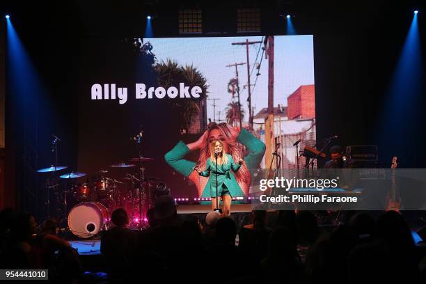 Ally Brooke performs onstage at the 4th Annual Bentonville Film Festival on May 3, 2018 in Bentonville, Arkansas.