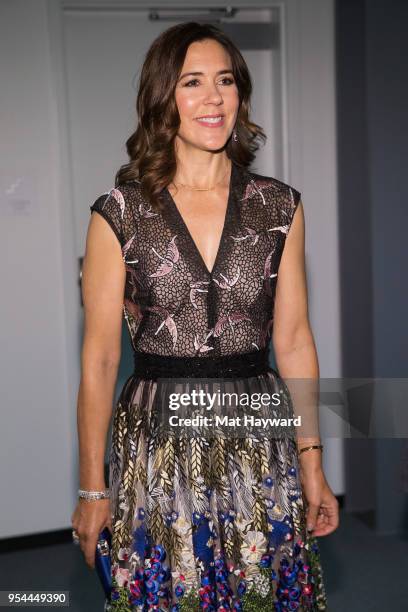 Her Royal Highness the Crown Princess Mary of Denmark attends a VIP party after the Danish government kicked off a United States based nationwide...